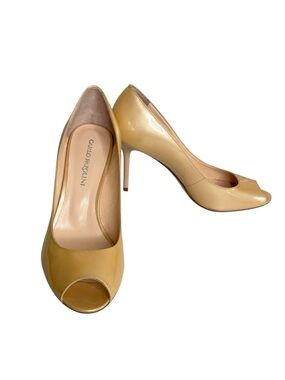 Carlo Pazolini Tan Patent Leather Heels Stiletto Size 38½"
